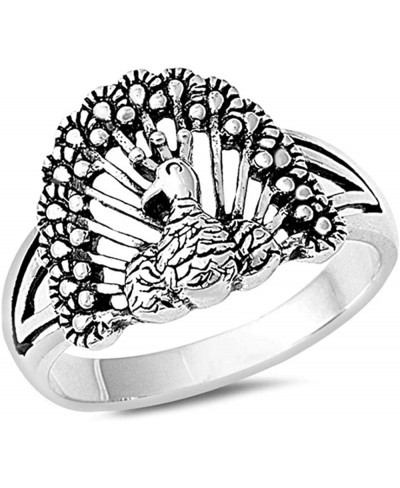 Sterling Silver Women's Turkey Unique Ring Fashion 925 New Band 15mm Sizes 5-10 $21.50 Bands