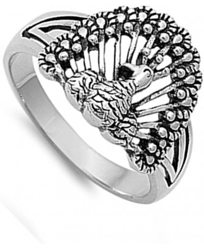 Sterling Silver Women's Turkey Unique Ring Fashion 925 New Band 15mm Sizes 5-10 $21.50 Bands