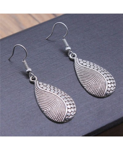 geometric water drop art and craft for children accessories for women Earrings $8.01 Clip-Ons