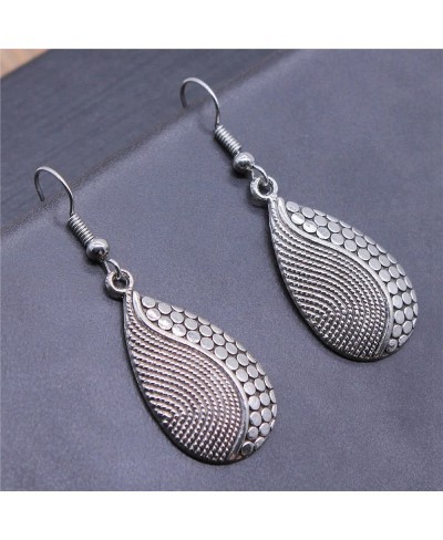 geometric water drop art and craft for children accessories for women Earrings $8.01 Clip-Ons