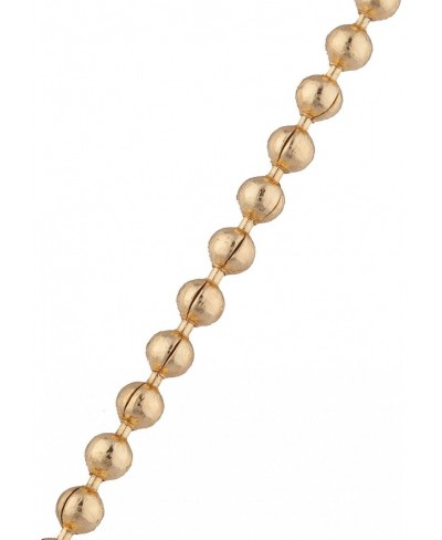 Gold Tone Gun Bullet Partners in Crime Pendant Beaded Necklace $11.68 Chains