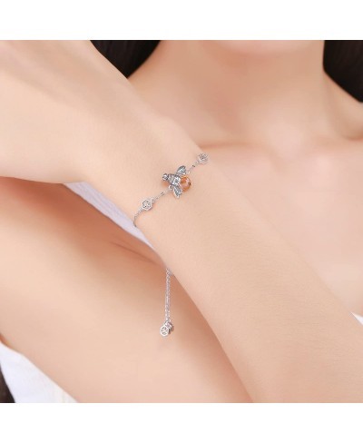 Sterling Silver Queen Honey Bee Little Bumblebee Pendant Necklace Honeybee Bracelet $32.64 Link