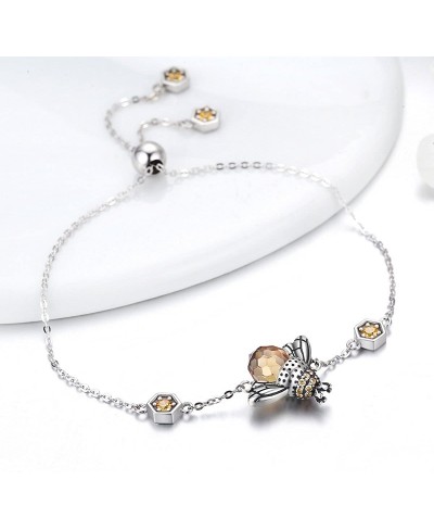 Sterling Silver Queen Honey Bee Little Bumblebee Pendant Necklace Honeybee Bracelet $32.64 Link