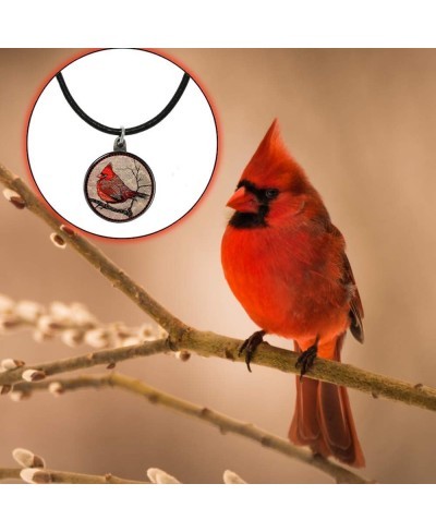 Cardinal Necklace with backside "Our Love Never Dies" and Red Feathered Soul Poem Card Gift Box Grief Sympathy Gift $38.57 Je...