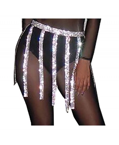 Sequins Body Chains Skirts Crystal Tassel Hip Belly Chain Nightclub Waist Belts Beach Bikini Festival Fashion Clubwear Access...