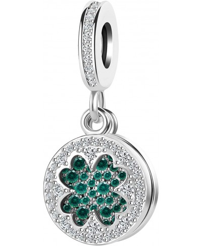 Lucky Four Leaf Clover Charms Compatible With Pandora Charms Bracelets $10.86 Charms & Charm Bracelets
