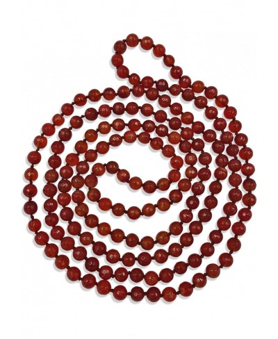 60-Inch 8MM Faceted Finish Genuine Stone Endless Infinity or Multi Strand Statement Necklace. $27.93 Strands