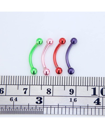 16Gx3/8(1.2x10MM) NEON Anodized Over 316L Surgical Steel with 3MM Ball Eyebrow Jewelry $7.53 Piercing Jewelry