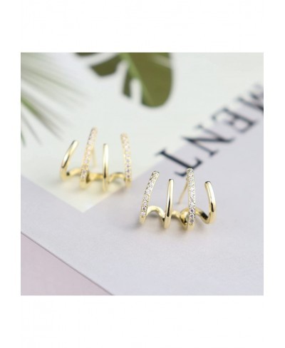 Claw Earrings for women Ear Cuff Huggie Dainty Stud Earrings for Women Teen Girls Minimalist Cuff Piercing Studs Wrap Earring...