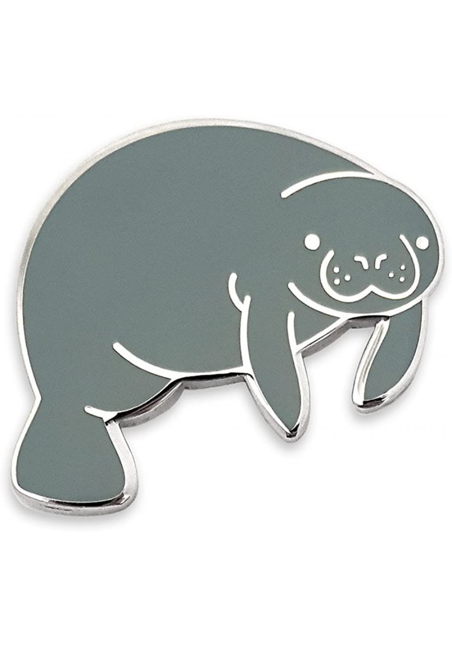 Cute Manatee Enamel Lapel Pin $9.78 Brooches & Pins