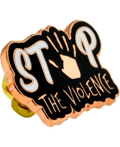 Stop The Violence Awareness Enamel Lapel Pin $9.89 Brooches & Pins
