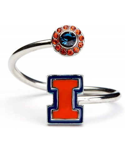 University of Illinois Ring UIUC Illini Ring - Orange Block I Officially Licensed University of Illinois Jewelry UIUC Gifts F...