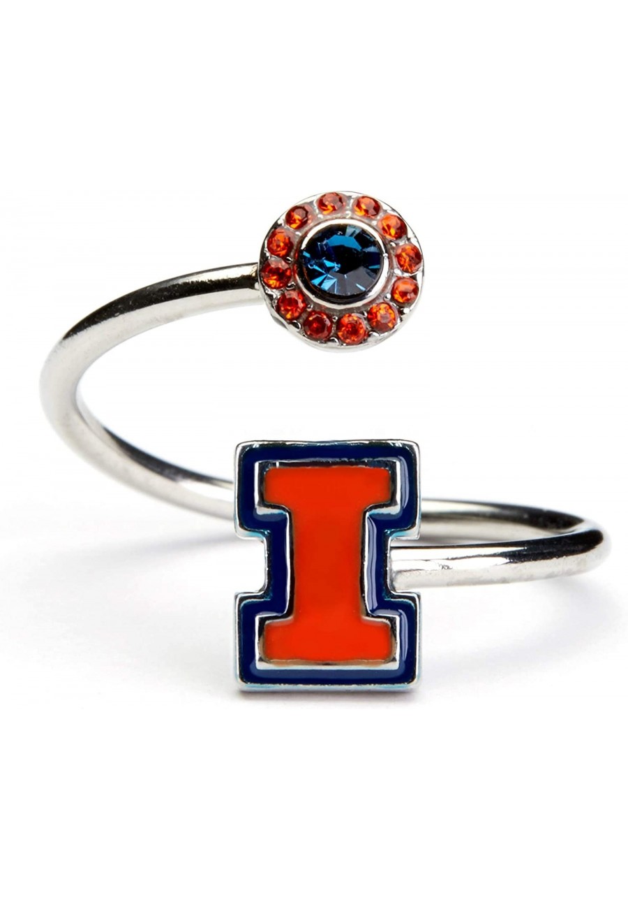 University of Illinois Ring UIUC Illini Ring - Orange Block I Officially Licensed University of Illinois Jewelry UIUC Gifts F...