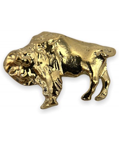 Buffalo Lapel Pin - Gold $26.01 Brooches & Pins
