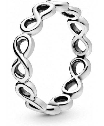 Simple Infinity Band Ring - Gift for Her - Sterling Silver $39.11 Bands