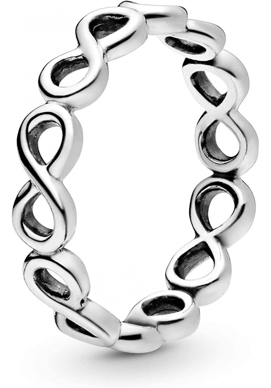 Simple Infinity Band Ring - Gift for Her - Sterling Silver $39.11 Bands