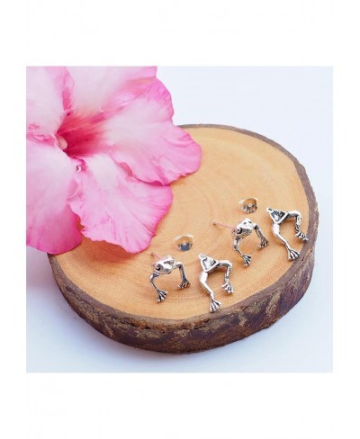 Cute Animal Bite Earring for Women Girls Trendy 1 Pair Personalized Simple Cartoon Dinosaur Cat Dog Shaped Animal Stud Earrin...