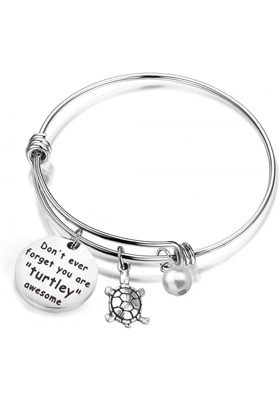 Turtle Bracelet Awesome Bangle Beach Jewelry Don't Ever Forget You are Turtley Awesome Jewelry $17.97 Bangle