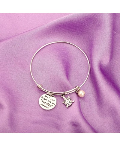 Turtle Bracelet Awesome Bangle Beach Jewelry Don't Ever Forget You are Turtley Awesome Jewelry $17.97 Bangle