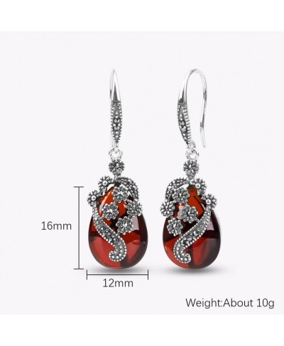 Vintage Jewelry Thailand Silver with Marcasite and Cubic Zircon Earrings $46.21 Jewelry Sets