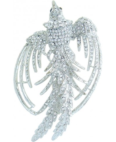 Sindary Pretty 3.54" Alloy Austrian Crystal Pendant Phoenix Brooch Pin BZ2338 $11.92 Brooches & Pins