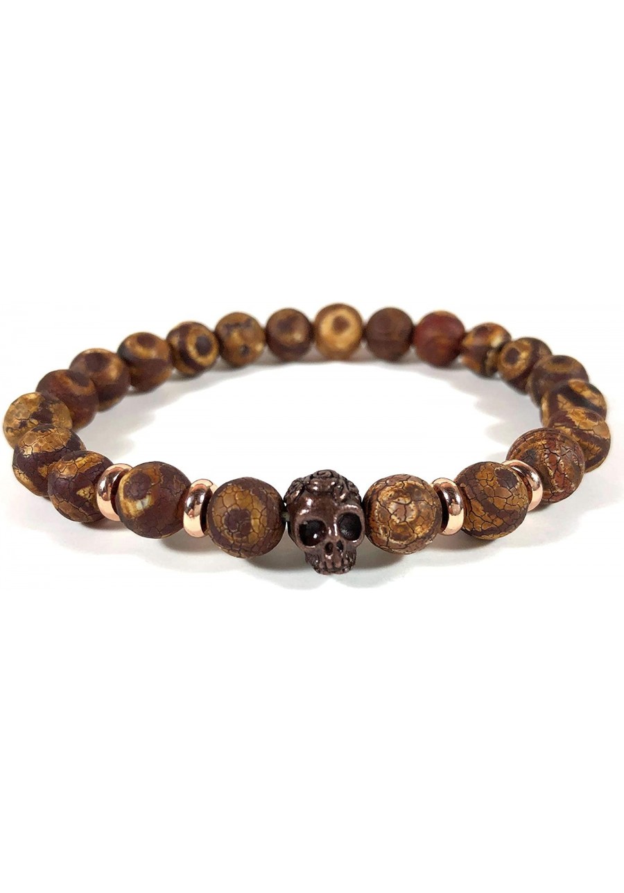 Tibetan Skull Bead Bracelet $15.81 Stretch