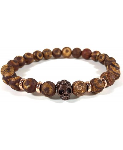 Tibetan Skull Bead Bracelet $15.81 Stretch