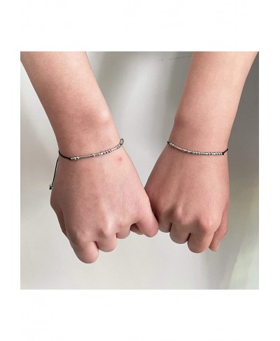 I Love You Morse Code Bracelet Morse Code Bracelets for Women Valentines Day Gifts $9.40 Strand