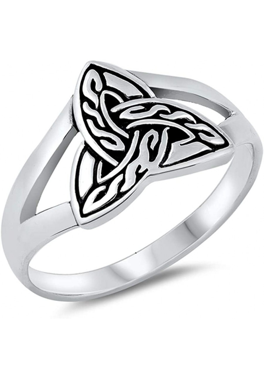 Promise Celtic Triquetra Knot Ring New .925 Sterling Silver Band Sizes 5-10 $17.55 Promise Rings