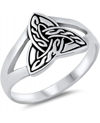 Promise Celtic Triquetra Knot Ring New .925 Sterling Silver Band Sizes 5-10 $17.55 Promise Rings