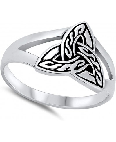 Promise Celtic Triquetra Knot Ring New .925 Sterling Silver Band Sizes 5-10 $17.55 Promise Rings