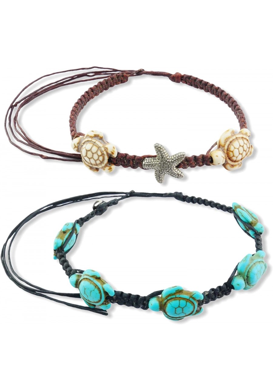 Bracelet or Anklet Sea Turtle Turquoise Bracelet Turtle Hemp Bracelet Hawaiian Sea Turtle Bracelet $11.06 Cuff