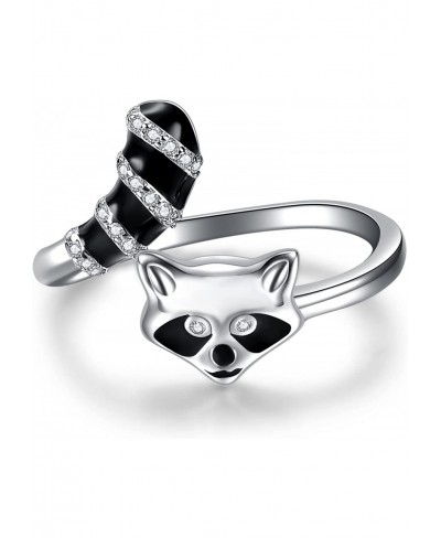 S925 Sterling Silver Rings for Women Cute Animals Adjustable Open Rings Finger Rings Birthday Gifts for Women Girls $20.63 St...