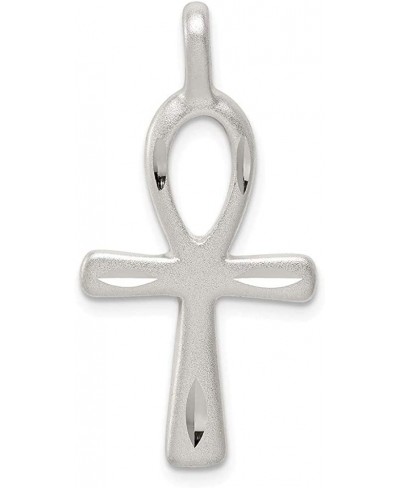 Sterling Silver Ankh Cross Pendant $23.24 Pendants & Coins