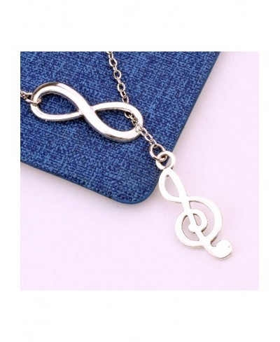 Musical Note Infinity Lariat Y Necklace for Women Girls Music Lovers Gift $9.95 Y-Necklaces
