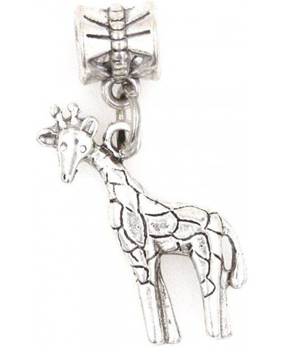 Giraffe Dangling European Bead Charm 91V $9.68 Charms & Charm Bracelets