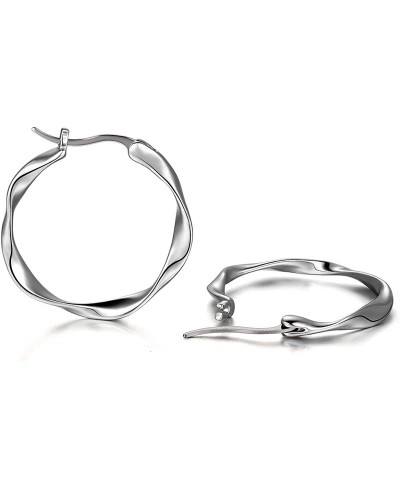 Large/Small Round Oval Titanium Hoop Earrings for Women Filigree/Beaded/Chain/Twist Boho Earrings Hoops with Pure Titanium Ea...