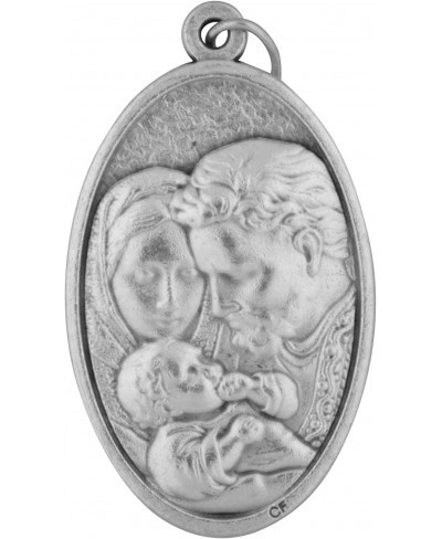 1.75" Large Oval Saint Medal 10 Subjects Perfect Pedant for Any Chain or Necklace Christian Jewelry $13.86 Pendants & Coins