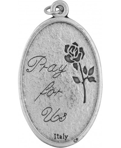 1.75" Large Oval Saint Medal 10 Subjects Perfect Pedant for Any Chain or Necklace Christian Jewelry $13.86 Pendants & Coins