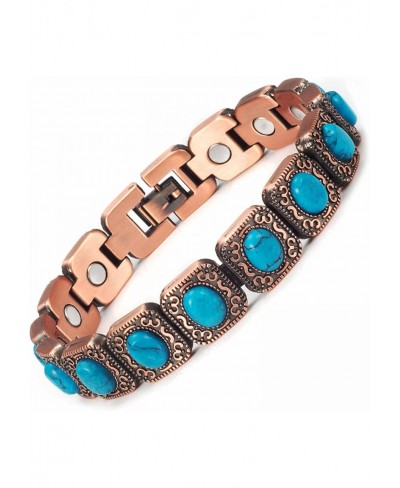 Copper Bracelet Turquoise Stone Bracelet Ladies Bracelet Fashion Gift(COB-0171) $17.75 Bangle