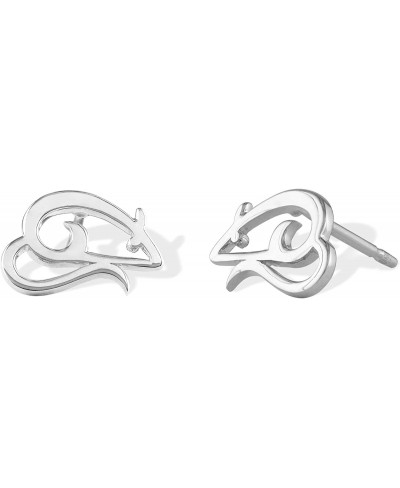 Sterling Silver Mouse Stud Earrings $20.90 Stud