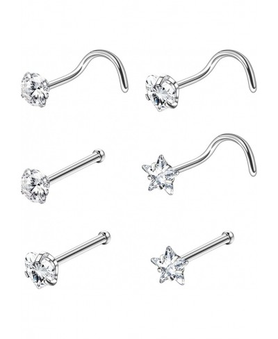 20G Nose Stud Rings 316L Nose Studs Surgical Steel Nose Ring Stud Piercing Jewelry $7.24 Piercing Jewelry