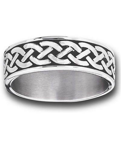 Norse Style Celtic Knot Ring Mens Womens Stainless Steel Viking Band Sizes 9-15 $15.08 Bands