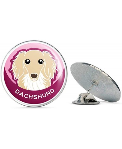 Dachshund Dog Round Metal 0.75" Lapel Pin Hat Shirt Pin Tie Tack Pinback $9.20 Brooches & Pins