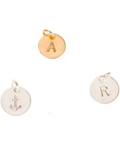 Extra Initial or Symbol Small 10mm Sterling Silver or Gold Filled Charm Add Custom Initial to Any Necklace Tiny Add-On Charms...