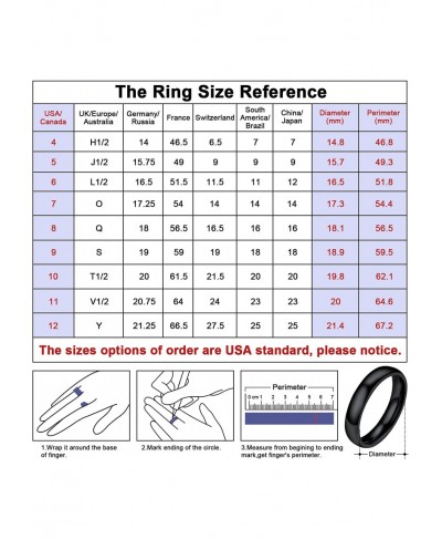 Band Rings 2/4/6/8 mm Width Stainless Steel/18K Gold Plated Polished Wedding Bands for Men Woman Personalized Customizable Gi...