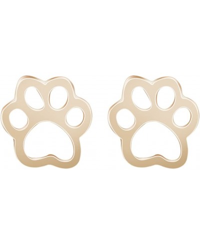 Cat Dog Puppy Paw Print Animal Piercing Stud Earring Christmas Girls Women Pet Lovers Gift $9.88 Stud