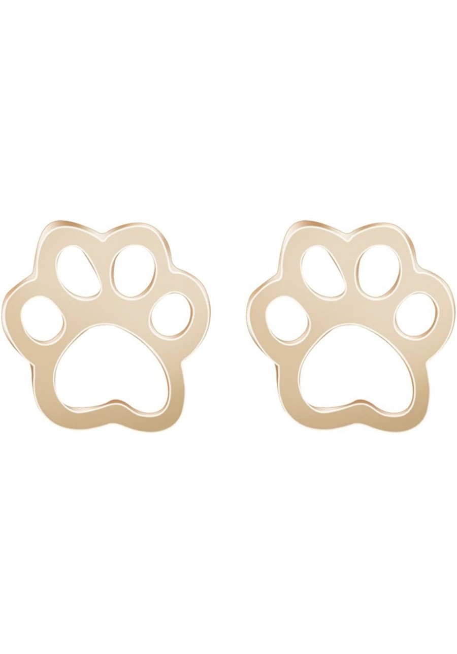 Cat Dog Puppy Paw Print Animal Piercing Stud Earring Christmas Girls Women Pet Lovers Gift $9.88 Stud