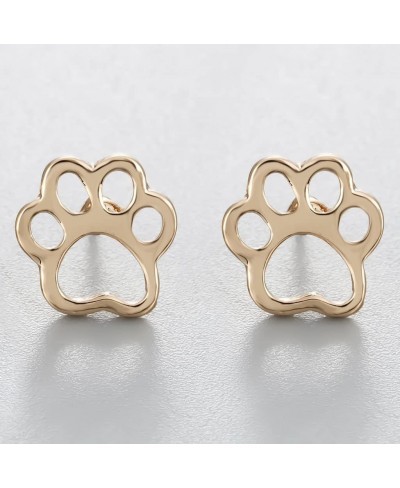 Cat Dog Puppy Paw Print Animal Piercing Stud Earring Christmas Girls Women Pet Lovers Gift $9.88 Stud