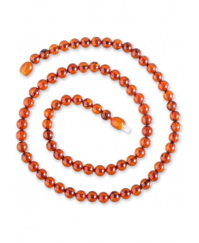 Genuine Amber Exclusive Beads Necklace - Natural Baltic Sea Amber Beads Jewelry Hand-Assembled Europe $28.23 Strands